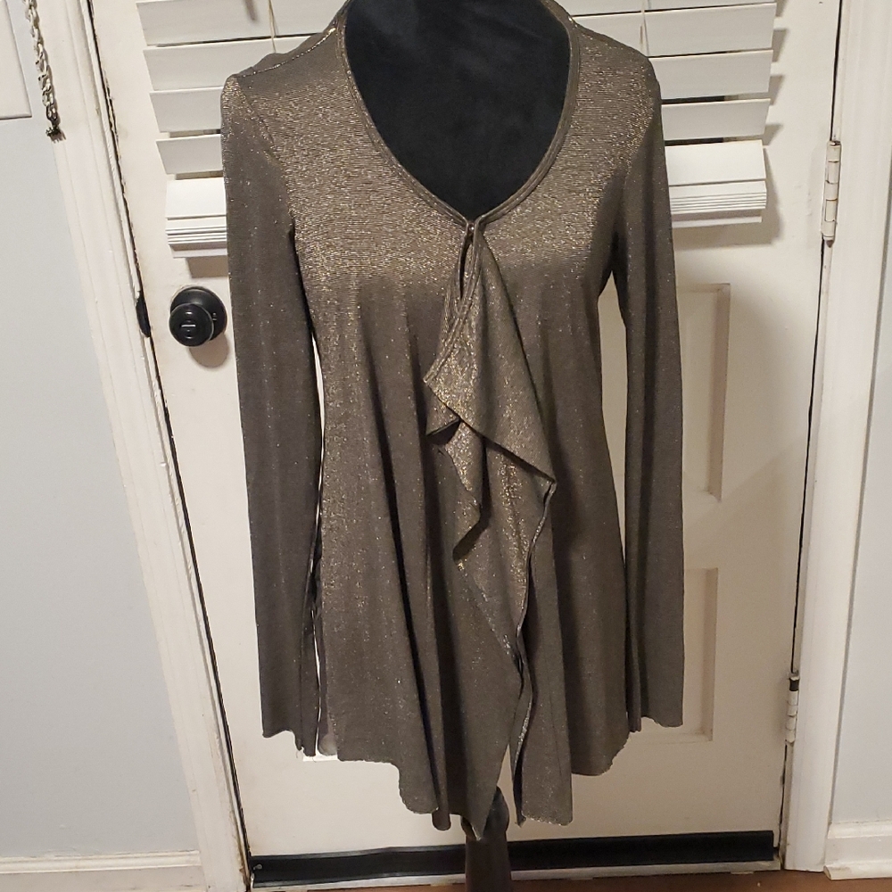 Bailey 44 Shiny Gold Cardigan